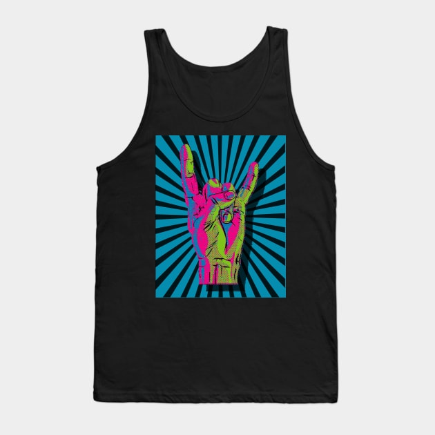 HEAVY METAL HAND SIGN Tank Top by shethemastercovets